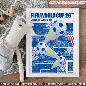 FIFA World Cup 2026 Philadelphia Host City Home Decor Poster Canvas
