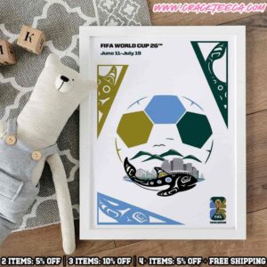 FIFA World Cup 2026 Vancouver Host City Home Decor Poster Canvas