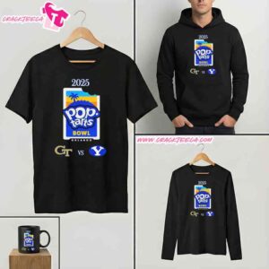 Georgia Tech Yellow Jackets Vs BYU Cougars Pop-Tarts Bowl 2025 December 27 T-Shirt