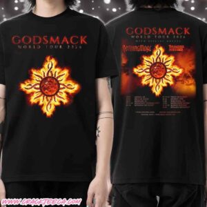 Godsmack World Tour 2026 With Nothing More And Thunder Mother Dates List Unisex T-Shirt Merchandise