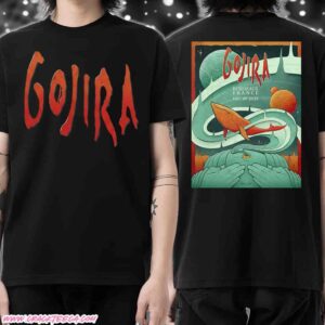 Gojira Bordeaux Fracnce 2025 At Arkea Arena On December 9th Poster T-Shirt Merchandise