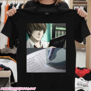 Houston Texasn NFL Football Deathnote Anime Parody T-Shirt Streak Note Fan Gift