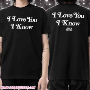 Human Made X Verdy X Star Wars Merchandise I Love You I Know Short Sleeve T-Shirt