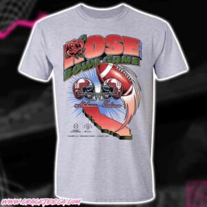Indiana Hoosiers Vs Alabama Crimson Tide 2026 Rose Bowl CFP Quarterfinal Matchup Unisex T-Shirt