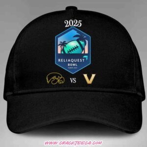 Iowa Hawkeyes Vs Vanderbilt Commodores December 31 ReliaQuest Bowl 2025 Hat-Cap