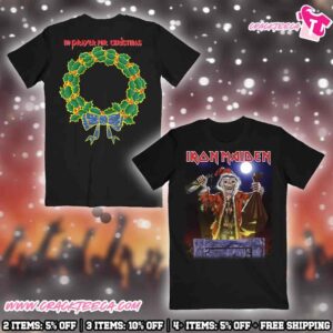 Iron Maiden Christmas Collection 2025 No Pray For Christmas T-Shirt Merchandise
