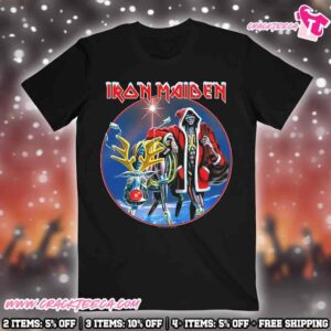 Iron Maiden Christmas Collection 2025 Santa Eddie Xmas T-Shirt Merchandise