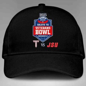 Is4s Salute To Veterans Bowl 2025 Hat-Cap Troy Trojans Vs Jacksonville State Gamecocks At ?Cramton Bowl In Montgomery Ala On December 16th
