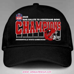 Jacksonville State Gamecocks IS4S Salute To Veterans Bowl Champions 2025 Classic Hat-Cap