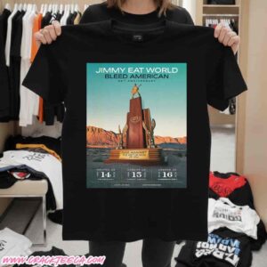 Jimmy Eat World Bleed American 25th Anniversary UK Tour 2026 On August 14-15-16 T-Shirt