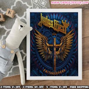Judas Priest Faithkeepers European Tour 2026 Home Decor Poster Canvas