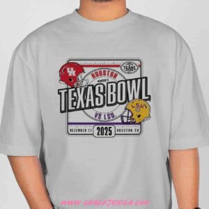Kinder’s Texas Bowl 2025 LSU Tigers Vs Houston Cougars Bound Short Sleeve T-Shirt
