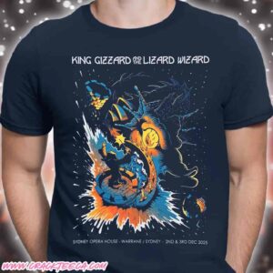 King Gizzard And The Lizard Wizard Official Poster At Sydney Opera House In Sydney Australia On December 2 2025 T-Shirt Merch