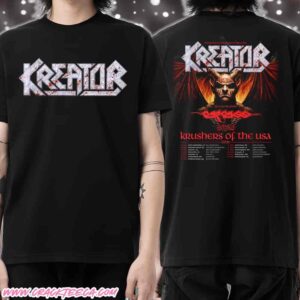 Kreator Krusher Of The USA Tour Dates 2026 T-Shirt Merchandise