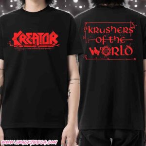 Kreator Krushers of the World Official Logo Merchandise T-Shirt