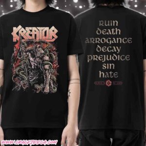 Kreator Krushers of the World Serpents Songs Edition Official Thrash Metal Album Merchandise T-Shirt
