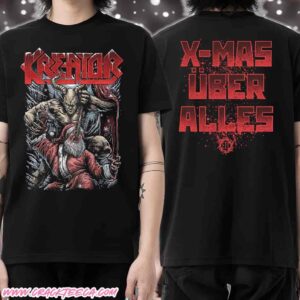 Kreator X-Mas Uber Alles Christmas 2025 Short Sleeve Merchandise T-Shirt