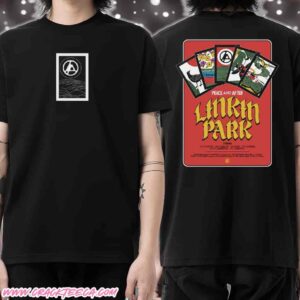 Linkin Park Japan Collaboration Peace And After 2025 Hanafuda Short Sleeve Shirt
