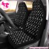 Louis Vuitton Car Seat Covers Grey Damier Graphite Checkered Pattern Louis Vuitton Car Seat Covers Grey Damier Graphite Checkered Pattern