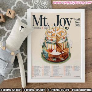 MT Joy World Tour 2026 Celebrating 10 Years Home Decor Poster Canvas