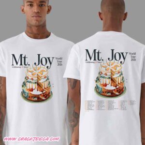 MT Joy World Tour 2026 Celebrating 10 Years Two Sided Merchandise T-Shirt