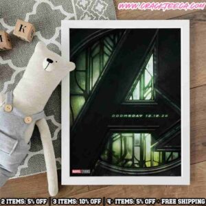 Marvel Studio First Poster For Avengers Doomsday In Theaters On December 18 2026 Home Decor Poster Canvas