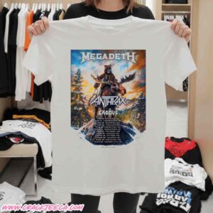 Megadeth Canada Tour Dates 2026 With Anthrax And Exodus Unisex T-Shirt