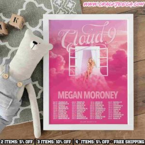 Megan Moroney The Cloud 9 Tour Dates 2026 Home Decor Poster Canvas