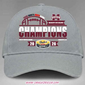 Mississippi State Bulldogs Football 2025 Duke’s Mayo Bowl Classic Hat-Cap