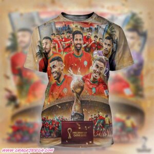 Morocco Are FIFA Arab Cup Champions Qatar 2025 All Over Print Shirt