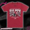 Indiana Hoosiers NCAA Football 2025 Undefeated Regular Season Big Ten Hooded Sweatshirt