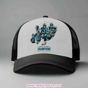 NFL Philadelphia Eagles Classic Hat Cap Back To Back 2025 NFC East Division Champions