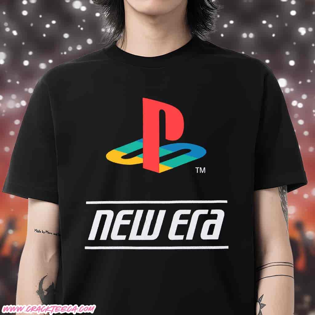 New Era X Playstation Official Merchandise Unisex T-Shirt New Era X Playstation Official Merchandise Unisex T-Shirt