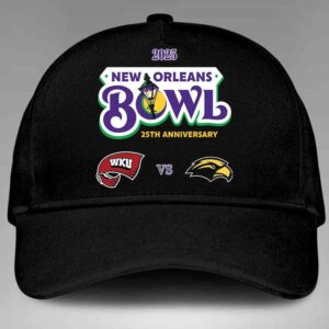 New Orleans Bowl 2025 Hat-Cap Western Kentucky Hilltoppers Vs Southern Miss Golden Eagles At Caesars Superdome In New Orleans LA On Dec 23rd