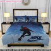 Nike Bedding Set Spider-Man Miles Morales Dark Spiderweb Pattern