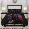 Nike Bedding Set Spider-Man Miles Morales Deep Blue Galaxy Dunk Design