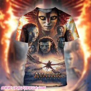 Official Avatar 3 Fire And Ash Poster On December 19 2025 All Over Print Shirt