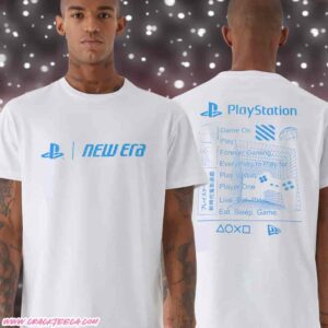 Official Merchandise New Era X Playstation Two Sided Unisex T-Shirt