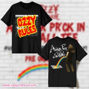 Official Ozzy Osbourne Merchandise Ozzy Rules Another Prck In The Wall Roger Waters Albums T-Shirt