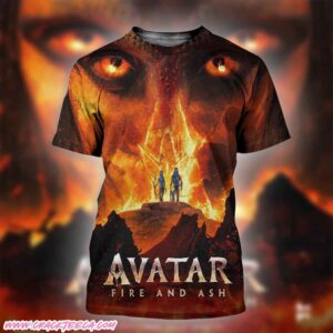 Official Poster Avatar Fire And Ash On December 19 2025 Pandora Awaits All Over Print Shirt