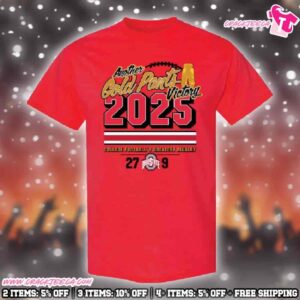 Ohio State Buckeyes NCAA 2025 Another Gold Pants Victory Red Unisex T-Shirt