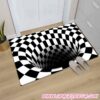 Optical Illusion 3D Rug Doormat The Void Cat Optical Illusion 3D Rug Doormat The Void Cat