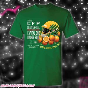 Oregon Ducks 2026 CFP Quaterfinal At The Capital One Orange Bowl Unisex T-Shirt