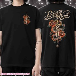 Parkway Drive Merchandise 2025 Snake And Dagger T-Shirt