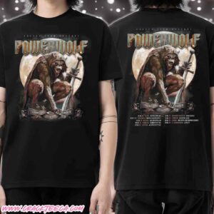 Powerwolf Europe Summer Tour Dates 2026 T-Shirt Merchandise
