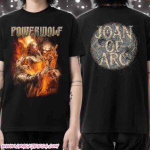 Powerwolf Joan of Arc Merchandise Short Sleeve T-Shirt