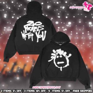 Rihanna R20 Holiday Pull Over Hoodie Shirt Christmas 2025 20 Years With You