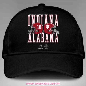 Rose Bowl Game 2026 Alabama Crimson Tide vs Indiana Hoosiers Helmet Matchup Hat-Cap