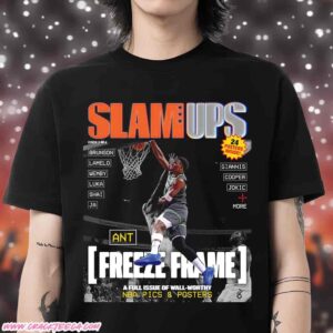 SLAMUPs Anthony Edwards NBA Magazine 3 Short Sleeve Unisex T-Shirt