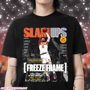 SLAMUPs Jalen Brunson NBA Magazine 4 Short Sleeve Unisex T-Shirt